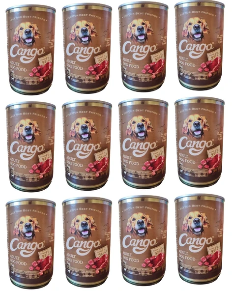 Cango Köpek Konservesi Biftekli 415 Gr