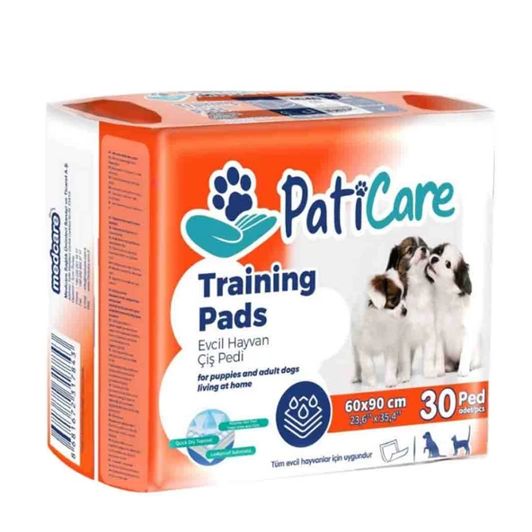 Paticare Kedi ve Köpek Çiş Pedi 60x90cm 30lu