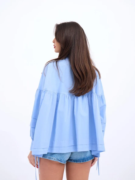 6464 GÖMLEK-MAVİ - Resim 3