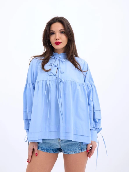 6464 GÖMLEK-MAVİ ürün görseli