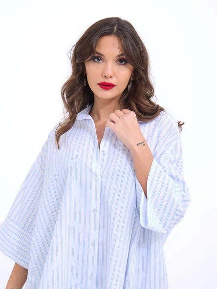 4328 GÖMLEK-ATLANTA ÇİZGİLİ - Resim 2