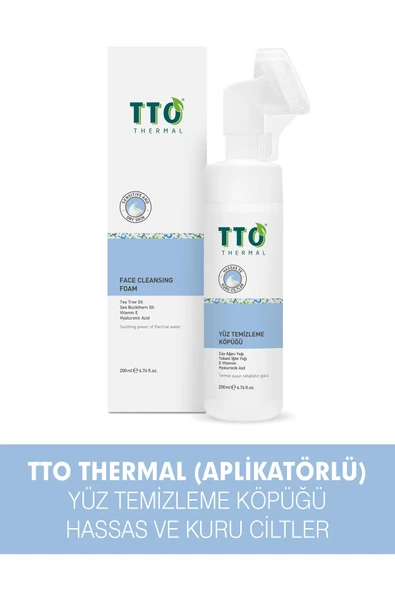 Yüz Temizleme Köpüğü 200 ml (Aplikatörlü) (Çay Ağacı Yağı /Tea Tree Oil) - 2
