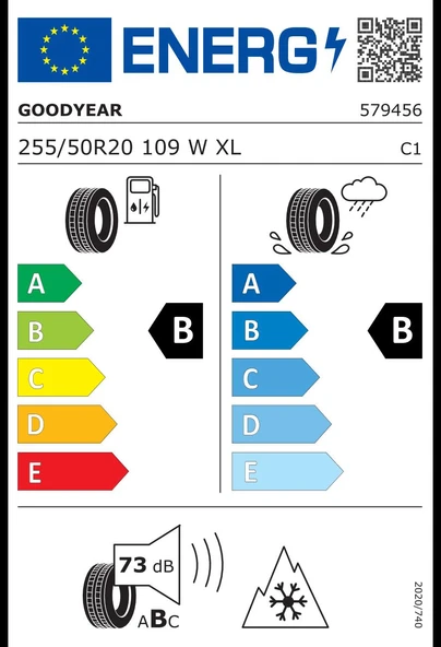 Goodyear 255/50R20 109W XL Vector 4Seasons Gen-3 SUV FP Oto 4 Mevsim Lastiği (Üretim: 2025) - 2