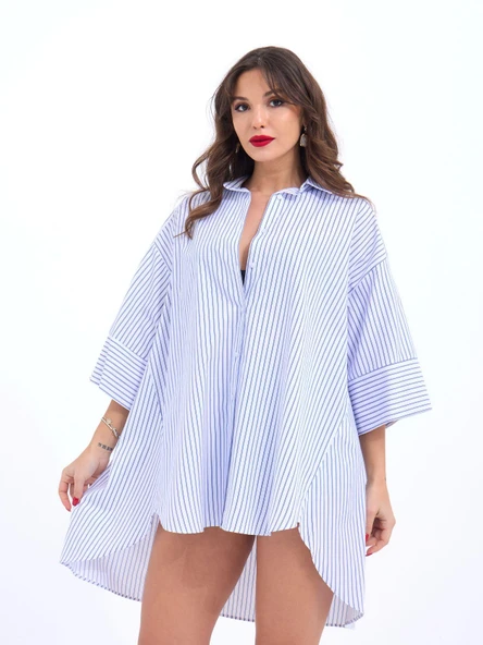 4328 GÖMLEK-WASHİNGTON ÇİZGİLİ - Resim 5