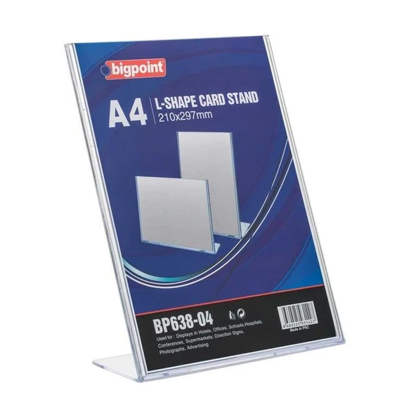 BIGPOINT BROSURLUK MASAUSTU A4 DIKEY (638-04) ürün görseli