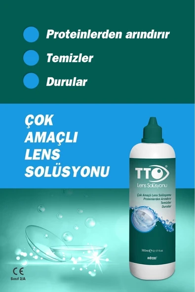 TTO Lens Solüsyonu 360 ml Son Kullanım Tarihi: 09/2026