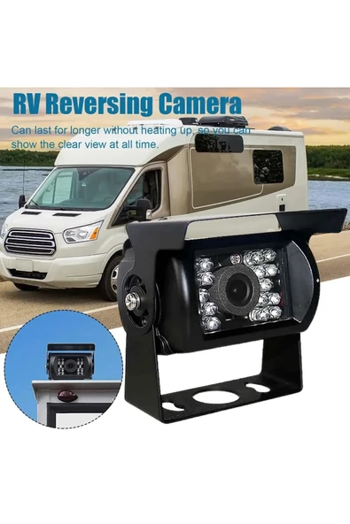 BÜYÜK METAL KASA 18 LED GECE GÖRÜŞ GERİ VİTES KAMERA - 2