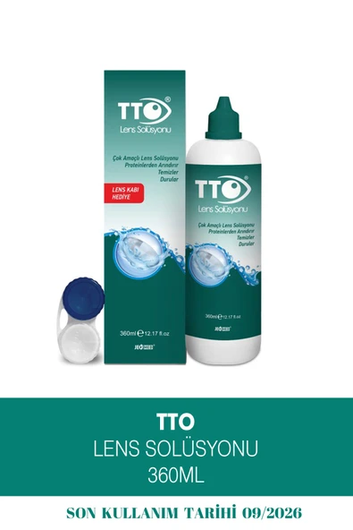 TTO Lens Solüsyonu 360 ml Son Kullanım Tarihi: 09/2026 - 3