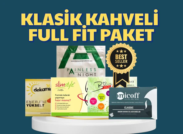 One more international  KLASİK KAHVELİ FULL FİT PAKET