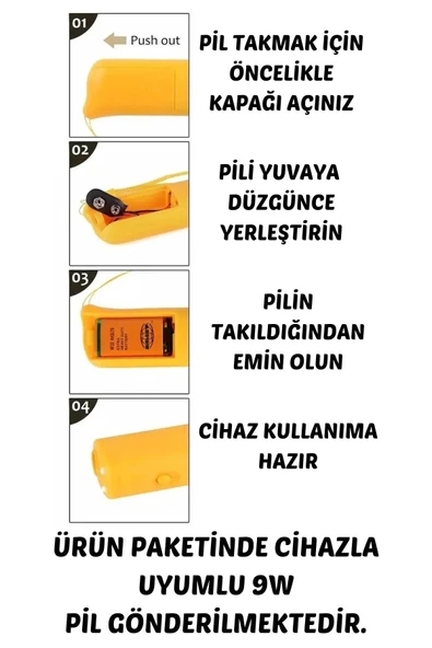 FOR LİNE Köpek Eğitimi Için Ultrasonik Köpek Kovucu - Resim 5