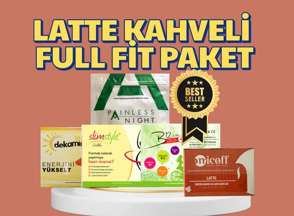 One more international  LATTE KAHVELİ FULL FİT PAKET