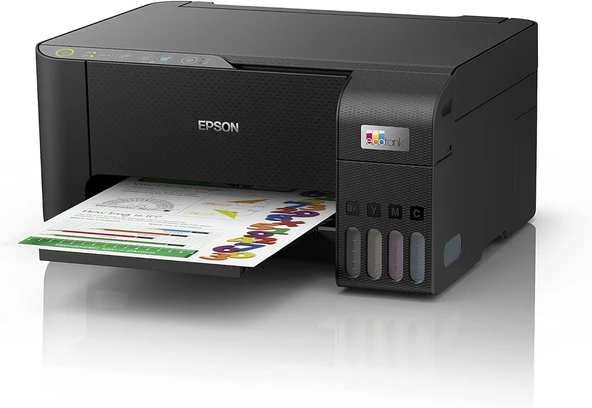 Epson EcoTank L3250 Wi-Fi + Tarayıcı + Fotokopi Renkli Çok Fonksiyonlu Tanklı Mürekkep Püskürtmeli Yazıcı (ORJINAL) - 5