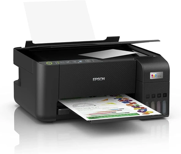 Epson EcoTank L3250 Wi-Fi + Tarayıcı + Fotokopi Renkli Çok Fonksiyonlu Tanklı Mürekkep Püskürtmeli Yazıcı (ORJINAL) - 4