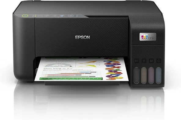 Epson EcoTank L3250 Wi-Fi + Tarayıcı + Fotokopi Renkli Çok Fonksiyonlu Tanklı Mürekkep Püskürtmeli Yazıcı (ORJINAL) - 2