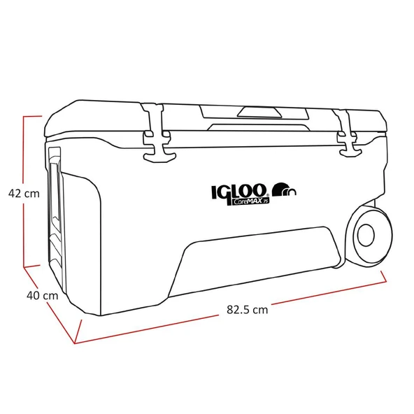 IGLOO CoreMAX 75 Tekerlekli Buzluk 75 Litre ürün görseli 1