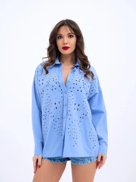 7034 GÖMLEK-KOYU MAVİ