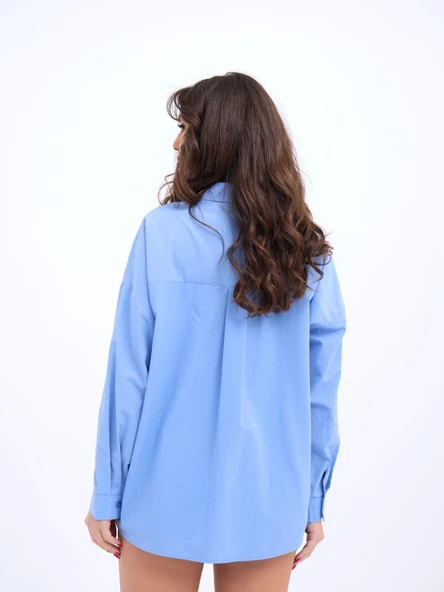 7034 GÖMLEK-KOYU MAVİ - 3