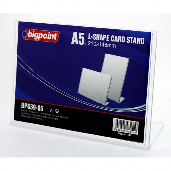 BIGPOINT BROSURLUK MASAUSTU A5 YATAY(639-05) ürün görseli