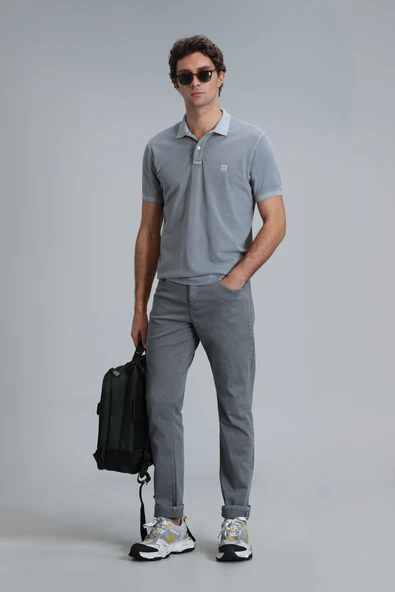 Lufian 111190320 Helt Spor 5 Cep Erkek Pantolon Slim Fit Erkek Kot Pantolon - 4