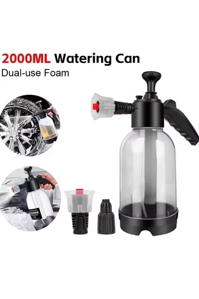 Araç Yıkama Köpük Püskürtücü Yüksek Basınçlı El Pompası 2Litre Otomobil, Bahçe, Temizleme