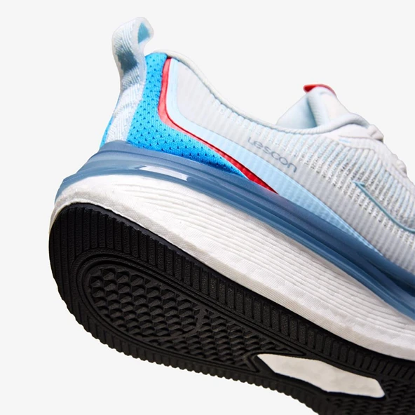 LESCON FİJİ 2 BEYAZ UNİSEX PROFOSYONEL KOŞU VE YÜRÜYÜŞ SPOR AYAKKABISI - Resim 4