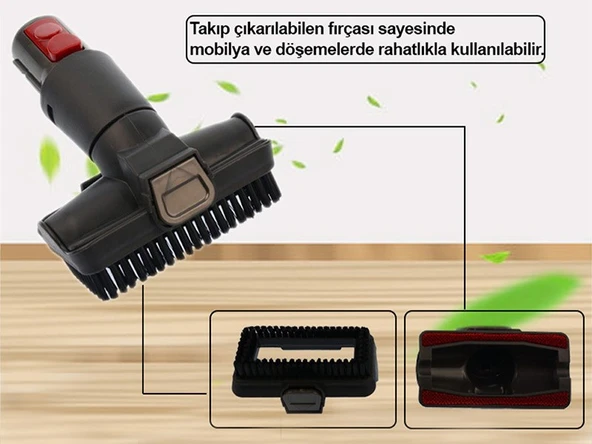 Dyson V11 Torque Dikey Süpürge ile Uyumlu Filtre ve Mobilya Fırçası Seti - 3