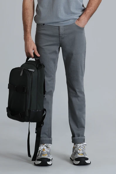 Lufian 111190320 Helt Spor 5 Cep Erkek Pantolon Slim Fit Erkek Kot Pantolon - 5