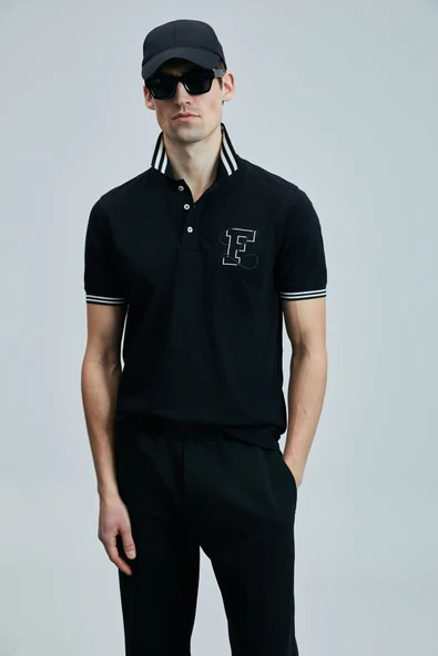 Lufian 111040216 Everes Smart Polo Yaka Tişort Erkek T-Shirt - Resim 8