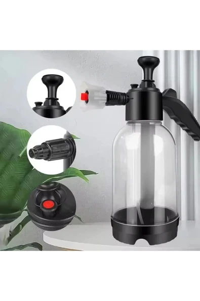 Araç Yıkama Köpük Püskürtücü Yüksek Basınçlı El Pompası 2Litre Otomobil, Bahçe, Temizleme - 5