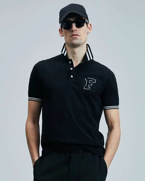 Lufian 111040216 Everes Smart Polo Yaka Tişort Erkek T-Shirt - Resim 6