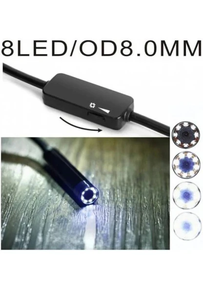 BLUE INTER Endoskop Yılan Kamera 5 Metre Android Uyumlu Su Geçirmez - 2