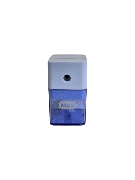 Mas Masa Tipi Metal Kollu Büyük Mavi Kalemtraş 6734