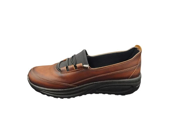 Merry Pace 769301Z Ortopedik Lastik Bağcıklı Konforlu Taban Kadın Anne Yürüyüş Ayakkabı - 6