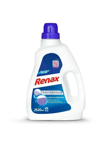 RENAX SIVI ÇAMAŞIR DET.RENKLİ-BEYAZ 2520 ML. - 2