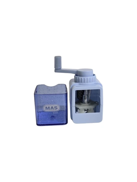 Mas Masa Tipi Metal Kollu Büyük Mavi Kalemtraş 6734 - 2