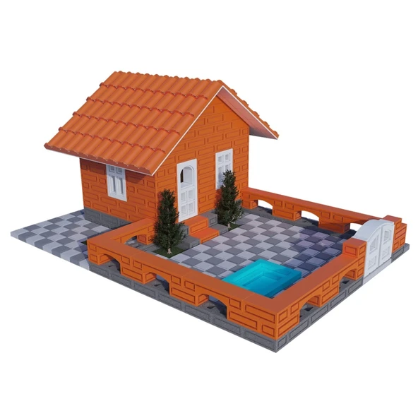 Nessiworld Minyatür Tuğla Yazlık Evi