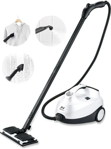 Pirantech CB-107C 2000 W Beyaz Buharlı Temizleyici - 5
