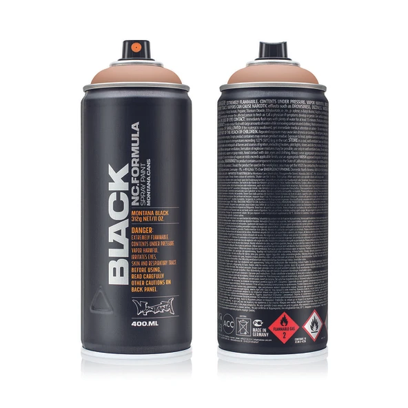 Montana Black Sprey Boya 400ml Cremino BLK8040