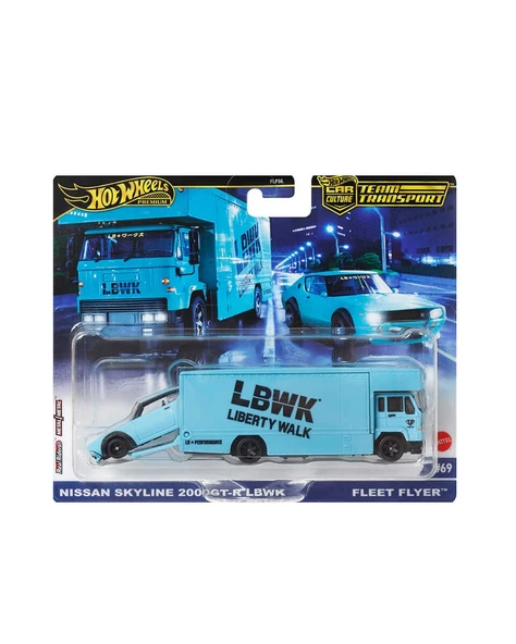 Hot Wheels Premium Car Culture Team Transport Nissan Skyline 2000GT-R LBWK #69
