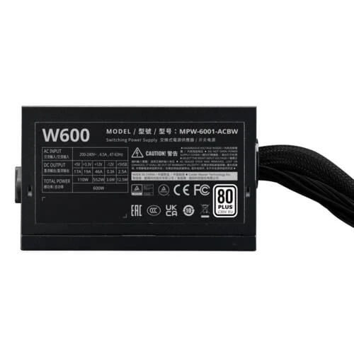 COOLER MASTER NEX V3 600W 80+ Aktif PFC Güç Kaynağı - 4