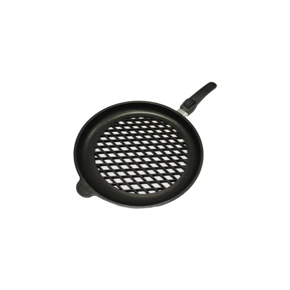 Amt Delikli Döküm Bbq Tava 32 Cm Sökülebilir Sap 432BBQEZ20B