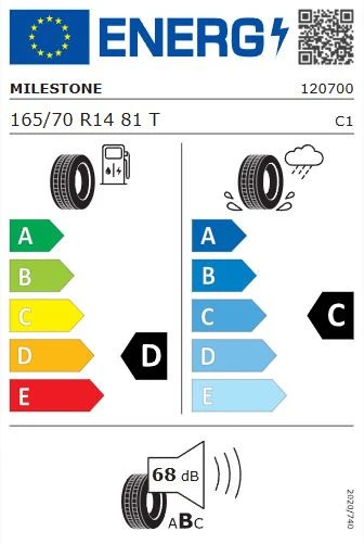 Milestone CarMile 165/70 R14 81T Yaz Lastiği 2025 - Resim 2