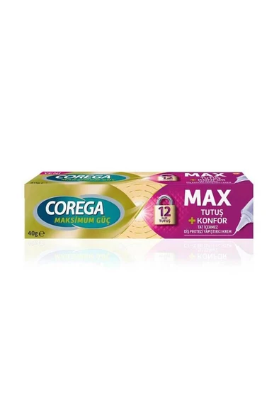 Corega Diş Protezi Yapıştırıcı Yastık Konforu Krem 40 gr