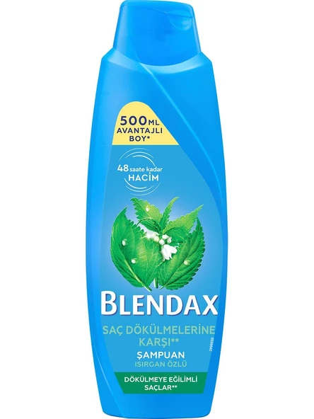 Blendax Saç Dökülmelerine Karşı Etkili Şampuan Isırgan Özlü 500 ml