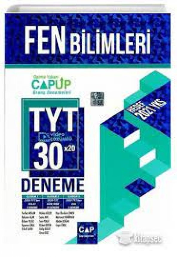 Çap Yayınları TYT Fen Bilimleri Up 30 x 20 Branş Denemeleri 2021 - Ferhat Arslan