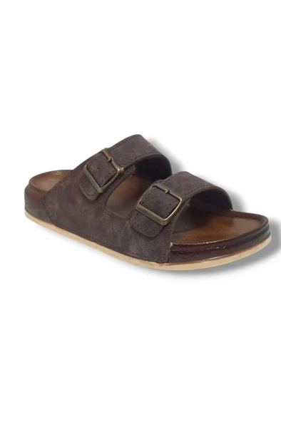 Witta 55201-25 Deri Çift Bant Anatomik Terlik 36-40 - Resim 7