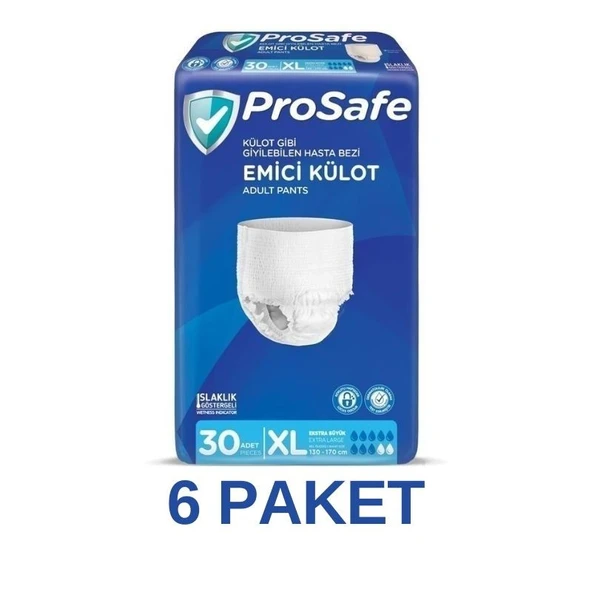 PROSAFE Emici Külot Hasta Bezi Xl-extra Large 180 Adet (6Pk - 30)