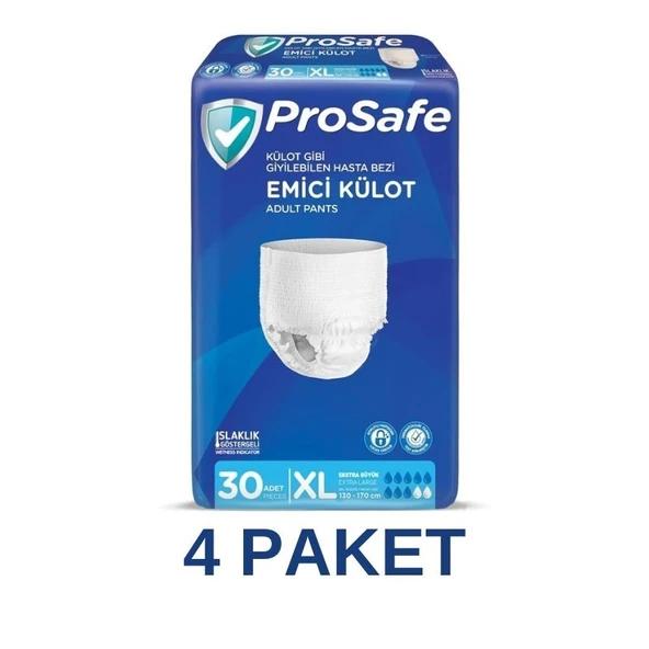 PROSAFE Emici Külot X Large Ekstra Büyük Boy 120 Adet Xl
