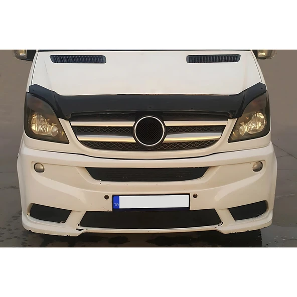 Mercedes Sprinter W906 Facelift Ön Kaput Koruyucu - Basic, Kısa| 2014-2017 - 3