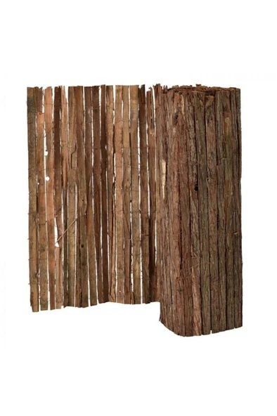 Bahçem Dekoratif Doğal KAbuk Çevirme Çit 300cm   150cm - 2